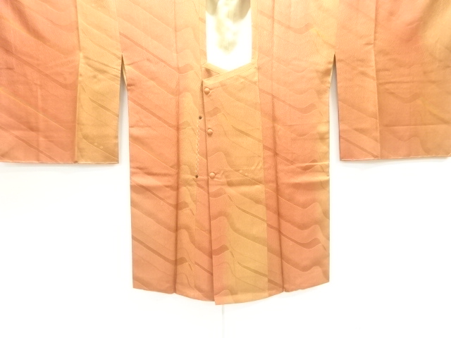 JAPANESE MICHIYUKI COAT / WOVEN ABSTRACT STRIPE